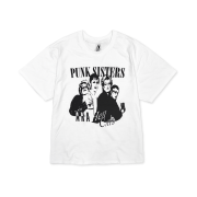 DEFYCLUBROBBERS Punk Sisters T-shirt White