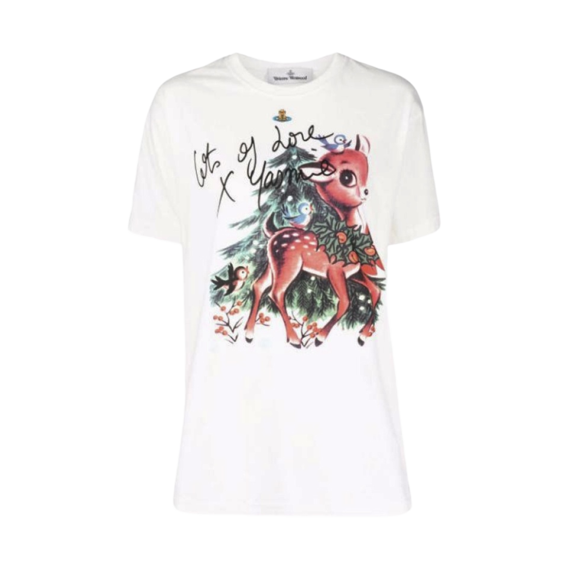 비비안 웨스트우드 밤비 클래식 티셔츠 오프 화이트(Vivienne Westwood Bambi Classic T-Shirt Off White) - 1