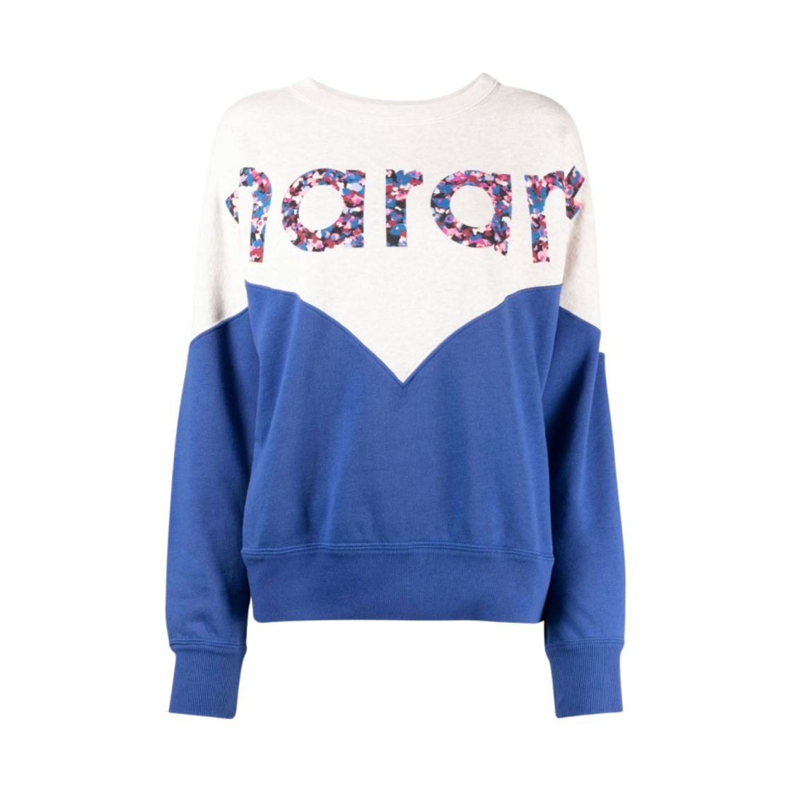 (W) 이자벨 마랑 휴스턴 투톤 마랑 스웨트셔츠 인디고 - 23SS((W) Isabel Marant Houston Two Tone Marant Sweatshirt Indigo - 23SS) - 1