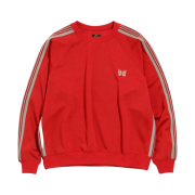 Needles Track Crewneck Poly Smooth Red