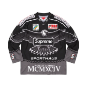 Supreme Eagle Hockey Jersey Black - 22SS