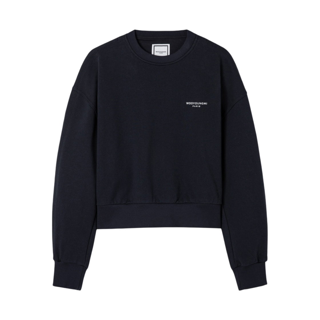 (W) 우영미 컬러 플라워 스웨트셔츠 네이비 - 22SS((W) Wooyoungmi Color Flower Sweatshirt Navy - 22SS) - 2