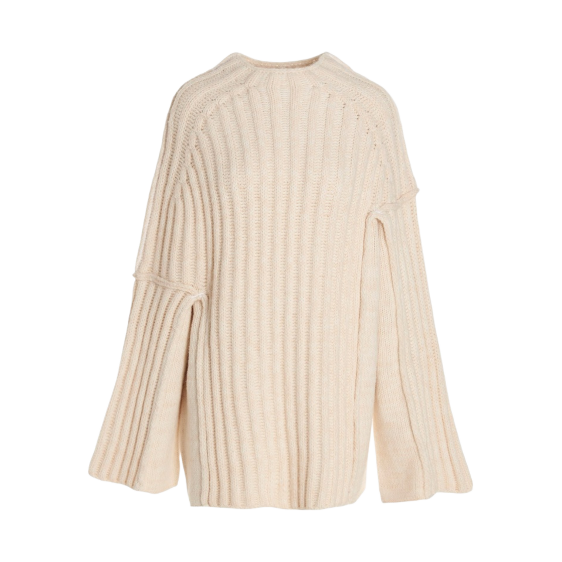 S62GP0069S18078001F (W) MM6 Maison Margiela Chunky Rib Sweater Dirty Wash