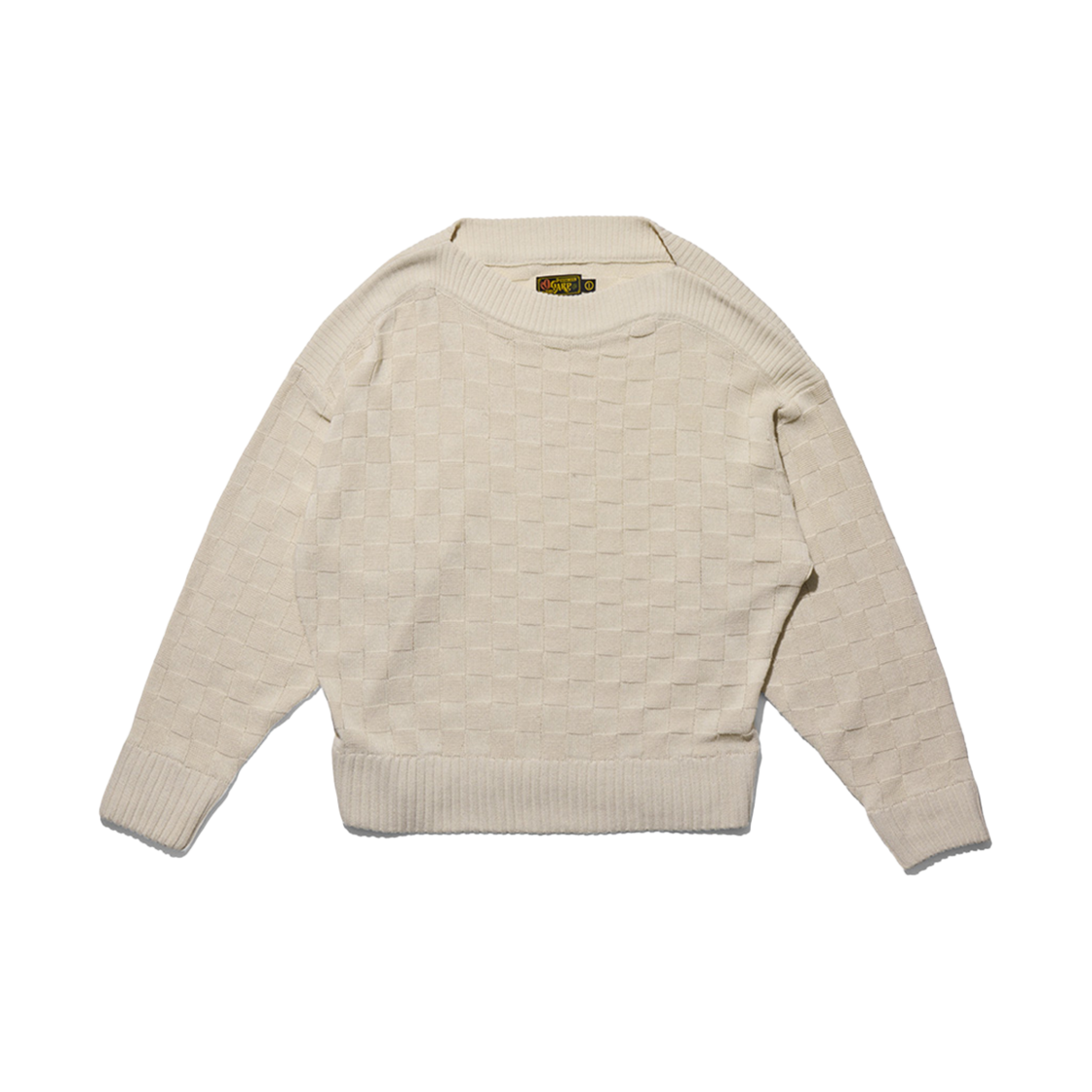 25SPKN011IV Ogarp Boatneck Long Sleeve Knit Ivory