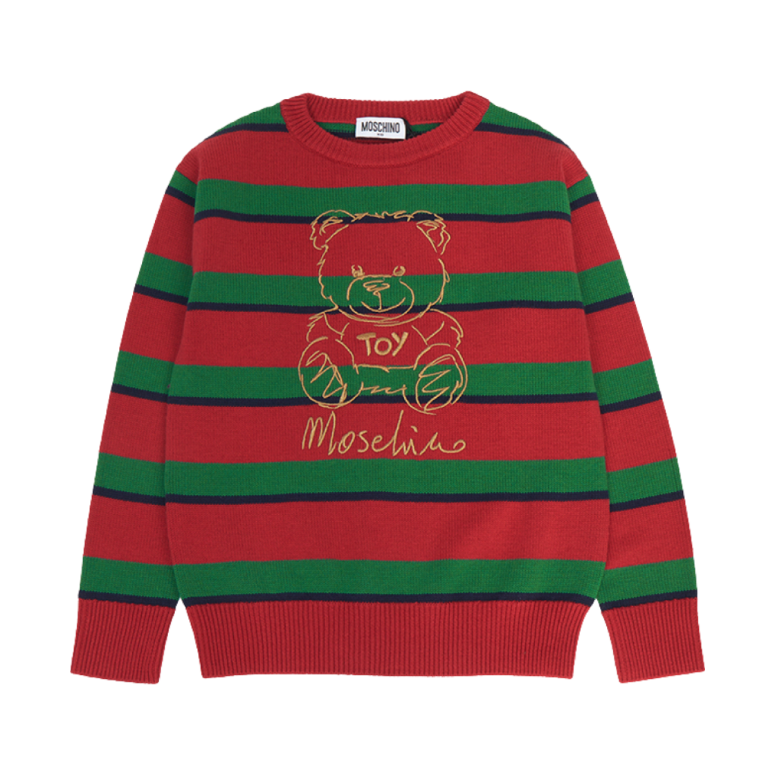(키즈) 모스키노 니트웨어 레드((Kids) Moschino Knitwear Red)