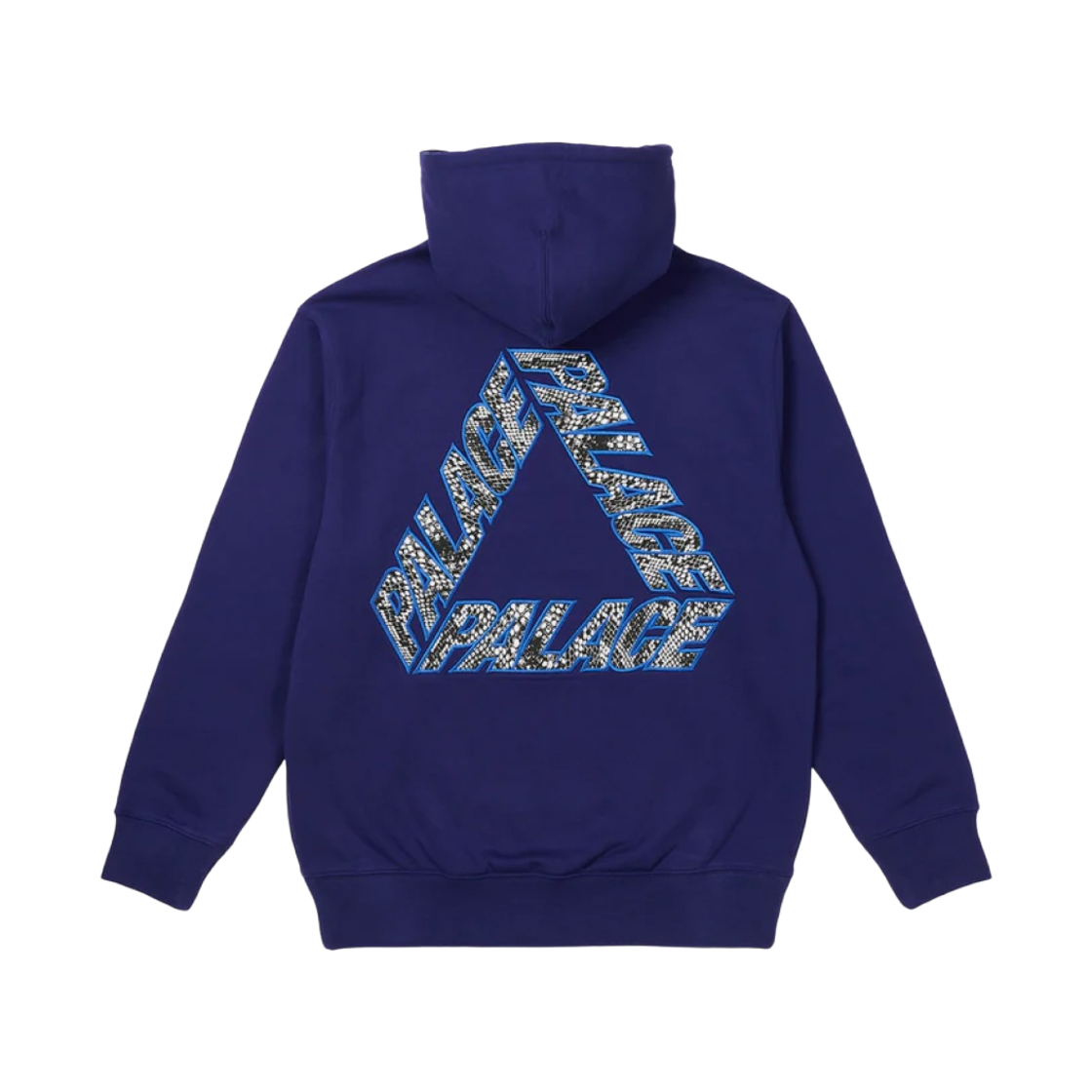 팔라스 P-3 스네이크 아플리케 후드 네이비 - 23SS(Palace P-3 Snake Applique Hood Navy - 23SS) - 1