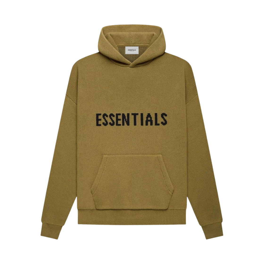 에센셜 니트 풀오버 후드 앰버 - 21FW