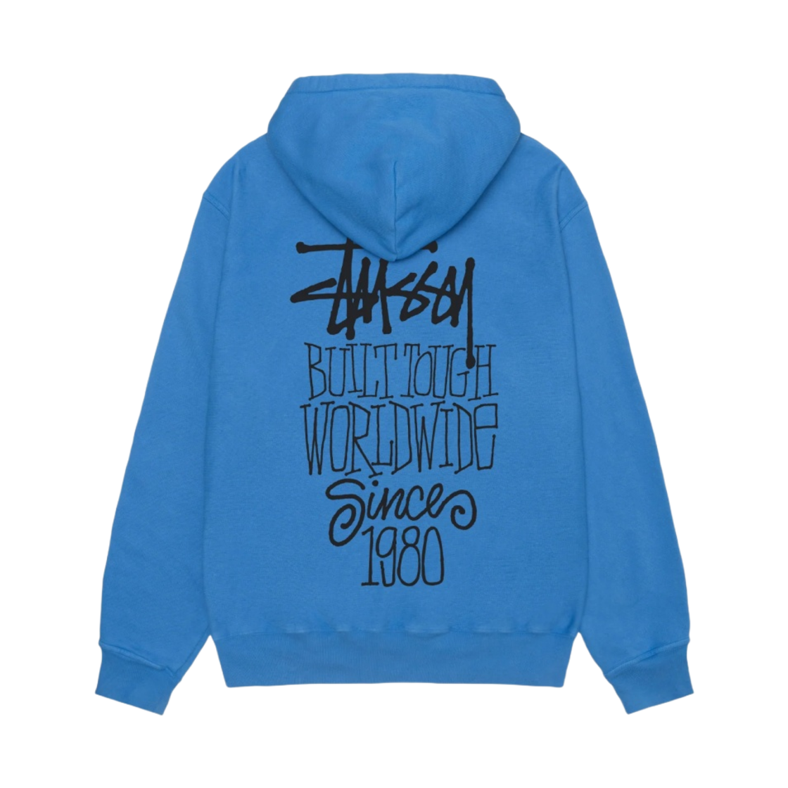 스투시 빌트 터프 후드 피그먼트 다이드 블루