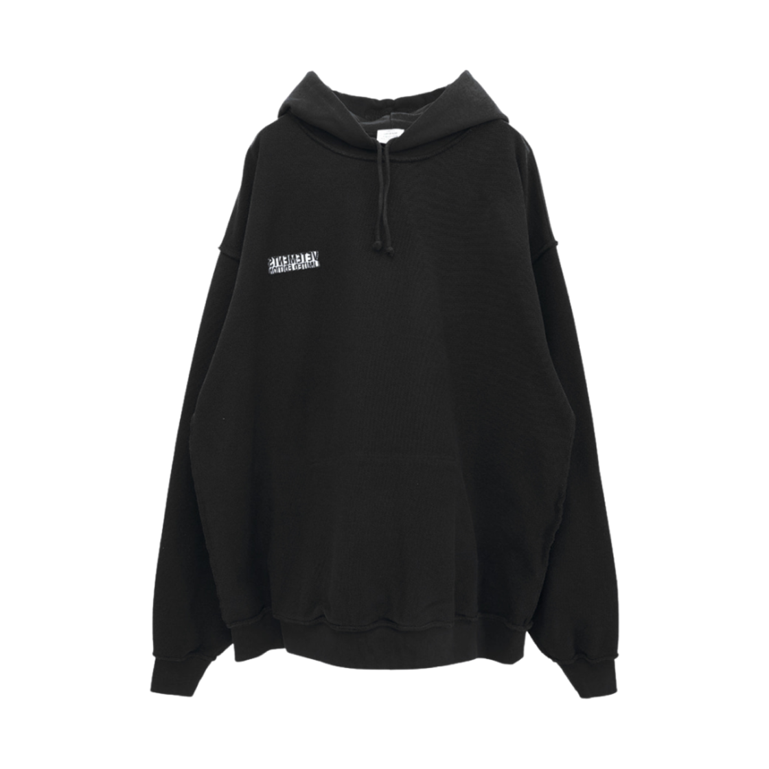베트멍 인사이드 아웃 후디 블랙(Vetements Inside Out Hoodie Black)