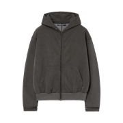Hatchingroom Boxer Zip Hoodie Pigment Charcoal