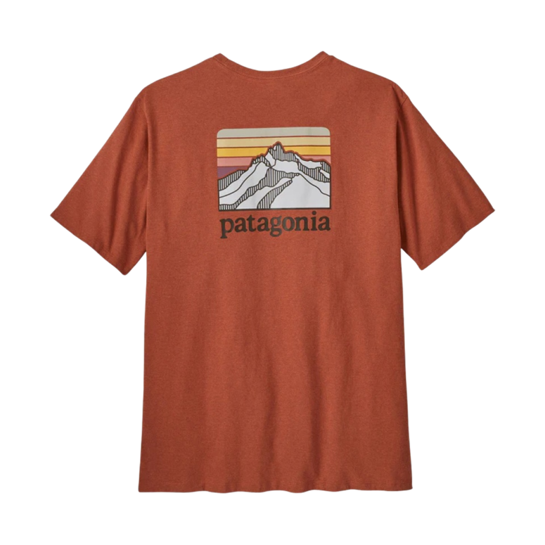 파타고니아 라인 로고 릿지 포켓 리스폰시빌리티 쿼츠 코랄(Patagonia Line Logo Ridge Pocket Responsibili-Tee Quartz Coral) - 1