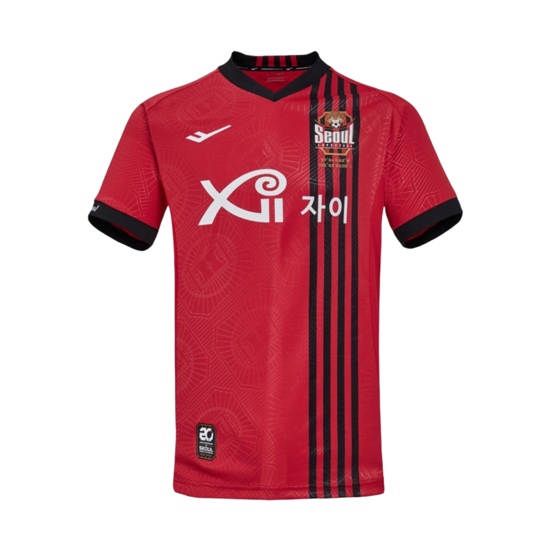 프로스펙스 FC 서울 어센틱 홈 저지 2024 레드 (논 마킹 버전)(Prospecs FC Seoul Authentic Home Jersey 2024 Red (Non Marking Ver.))