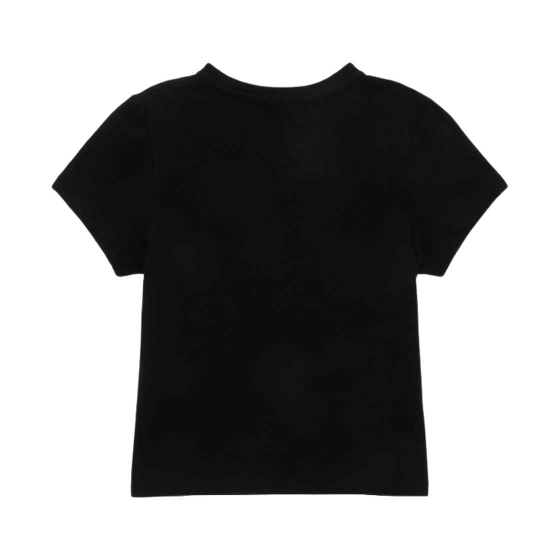 (W) 마뗑킴 마뗑 서클 로고 크롭 탑 블랙((W) Matin Kim Matin Circle Logo Crop Top Black) - 2