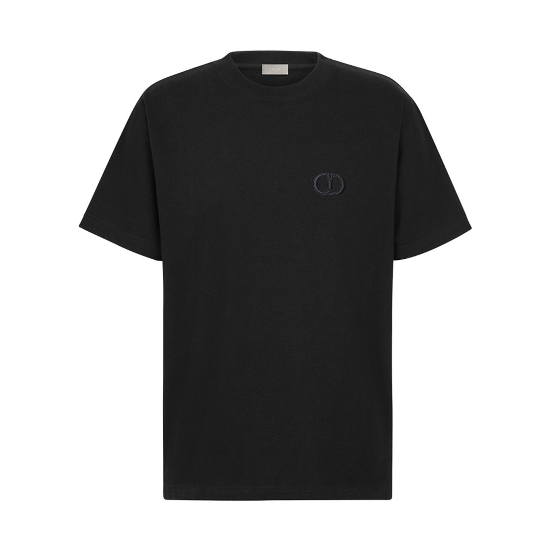 디올 CD 아이콘 릴렉스핏 저지 티셔츠 블랙(Dior CD Icon Relaxed-Fit Jersey T-Shirt Black) - 1