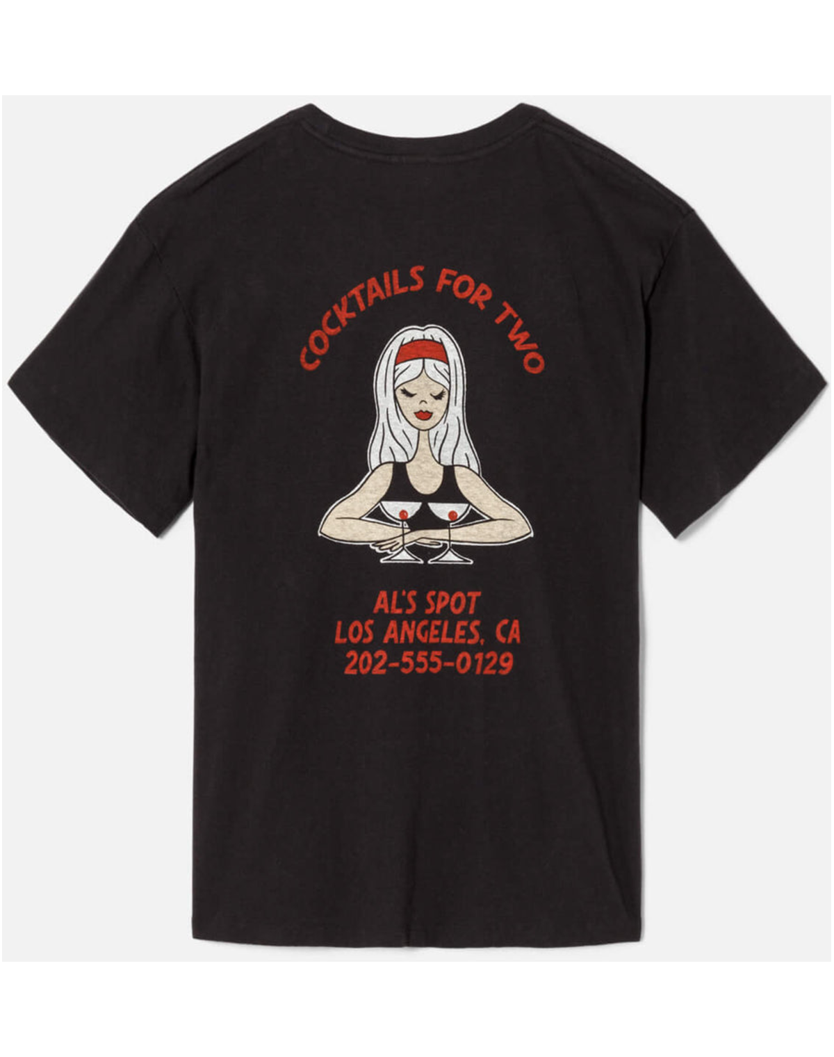 024R-02W9ET019 (W) Re/Done 90s Easy T-Shirt Black