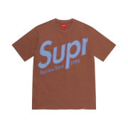 Supreme Intarsia Spellout S/S Top Brown - 21SS
