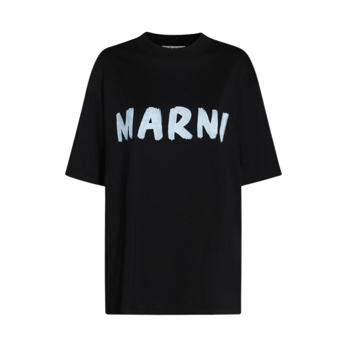 THJET49EPH-USCS11-L2N99 (W) Marni Logo Short Sleeve T-Shirt Black
