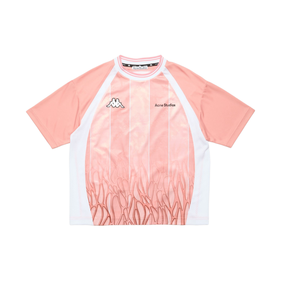 아크네 스튜디오 x 카파 로고 티셔츠 라이트 핑크 핑크(Acne Studios x Kappa Logo T-Shirt Light Pink Pink)