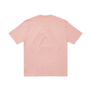 Palace Tri-Ferg Embossed T-Shirt Pink - 22SS