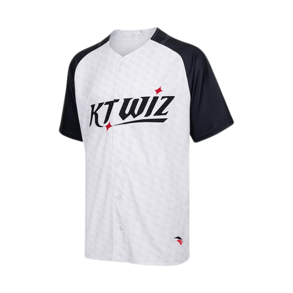 KT 위즈 야구공 전판 패션 유니폼 화이트 (논 마킹 버전)(KT Wiz Baseball Jeonpan Fashion Uniform White (Non Marking Ver.))