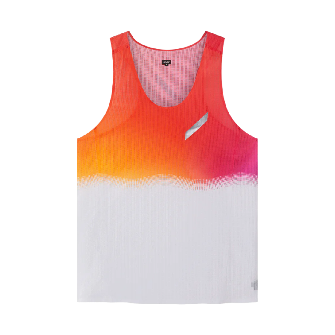 소어 러닝 레이스 베스트 화이트 선셋(Soar Running Race Vest White Sunset)