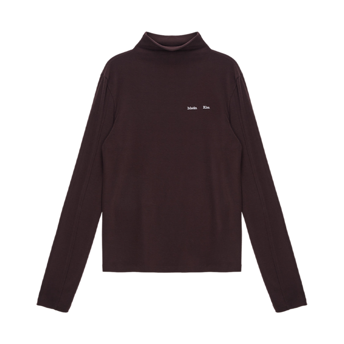 (W) 마뗑킴 베이식 터틀넥 브라운