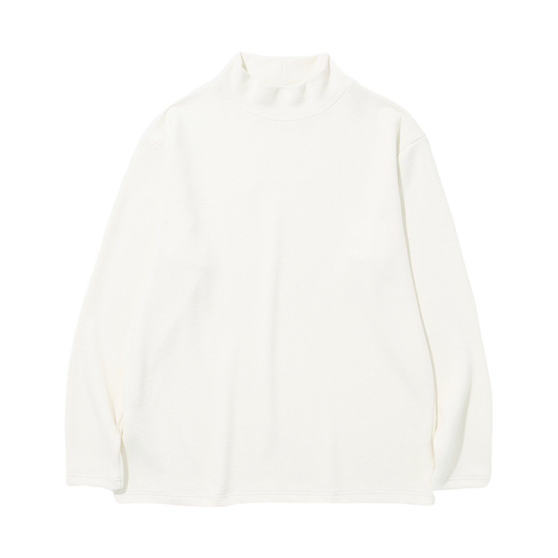니티드 터틀넥 롱 슬리브 니트 아이보리(Knitted Turtle Neck Long Sleeve Knit Ivory)