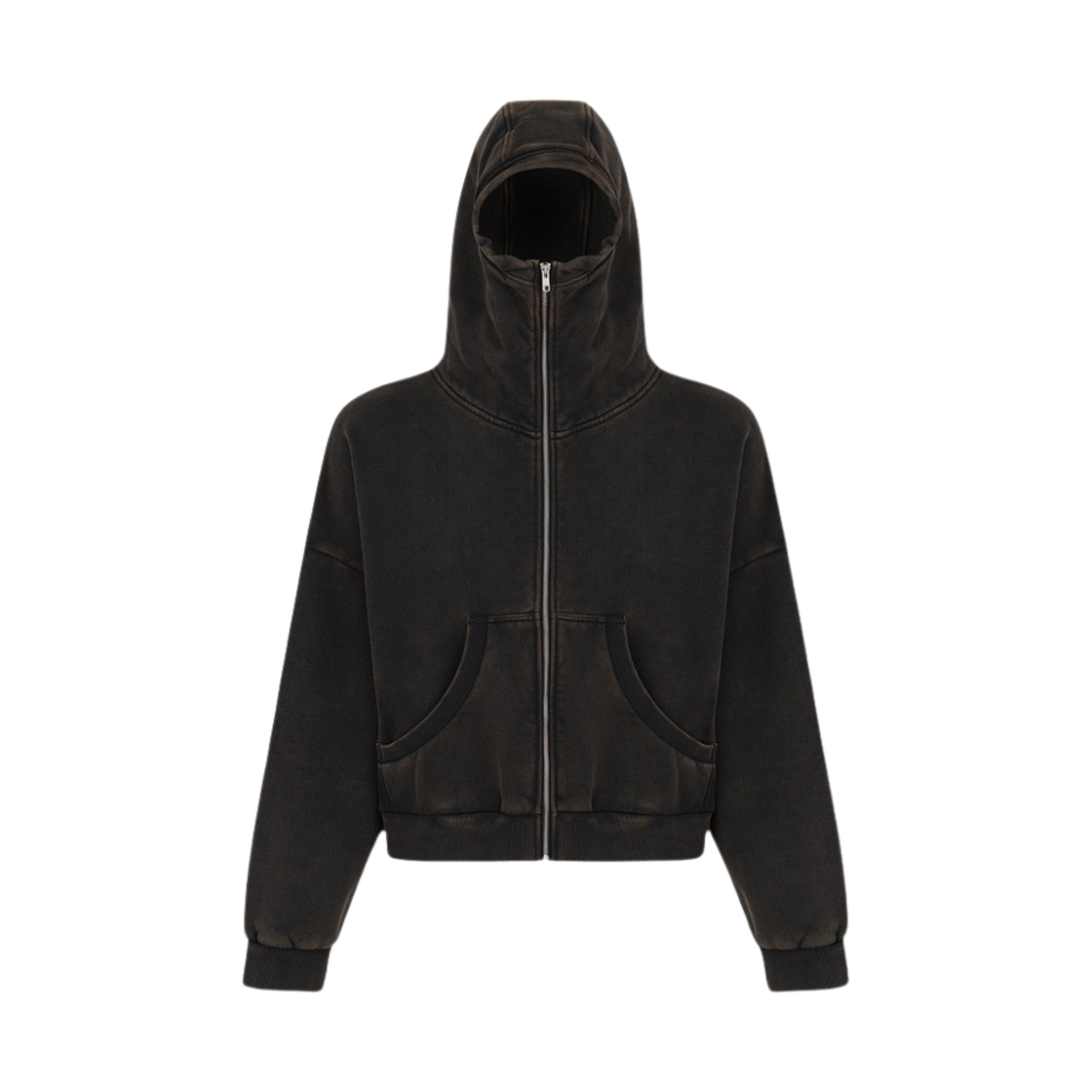 KM4ATSSES08BK Entire Studios Full Zip Washed Black