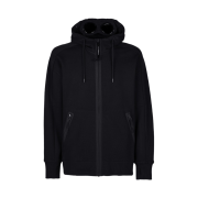 C.P. Company Diagonal Raised Fleece Goggle Hoodie Black - 23SS