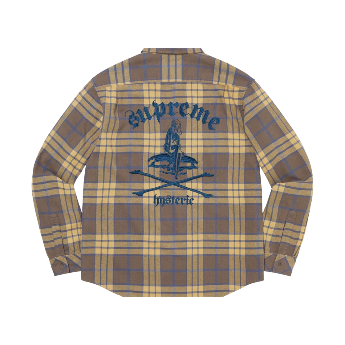 슈프림 x 히스테릭 글래머 플래드 플란넬 셔츠 브라운 - 21SS(Supreme x Hysteric Glamour Plaid Flannel Shirt Brown - 21SS) - 2