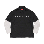 Supreme 2-Tone Work Shirt Black - 20FW