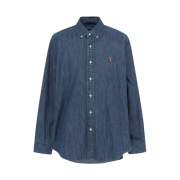 [30%적립] Polo Ralph Lauren Custom Fit Denim Shirt Navy