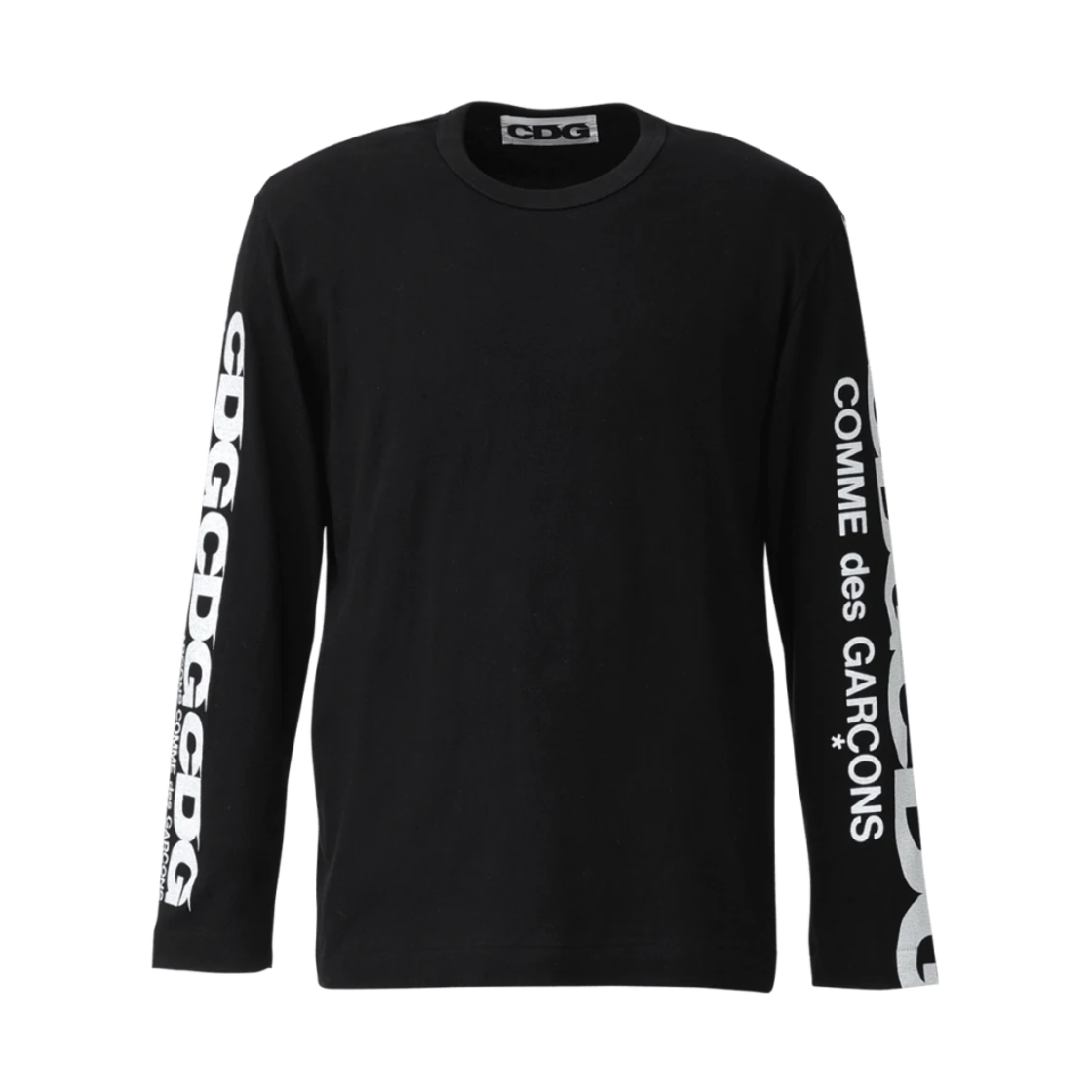 CDG 롱슬리브 티셔츠1 블랙(CDG Long Sleeve T-Shirt1 Black)
