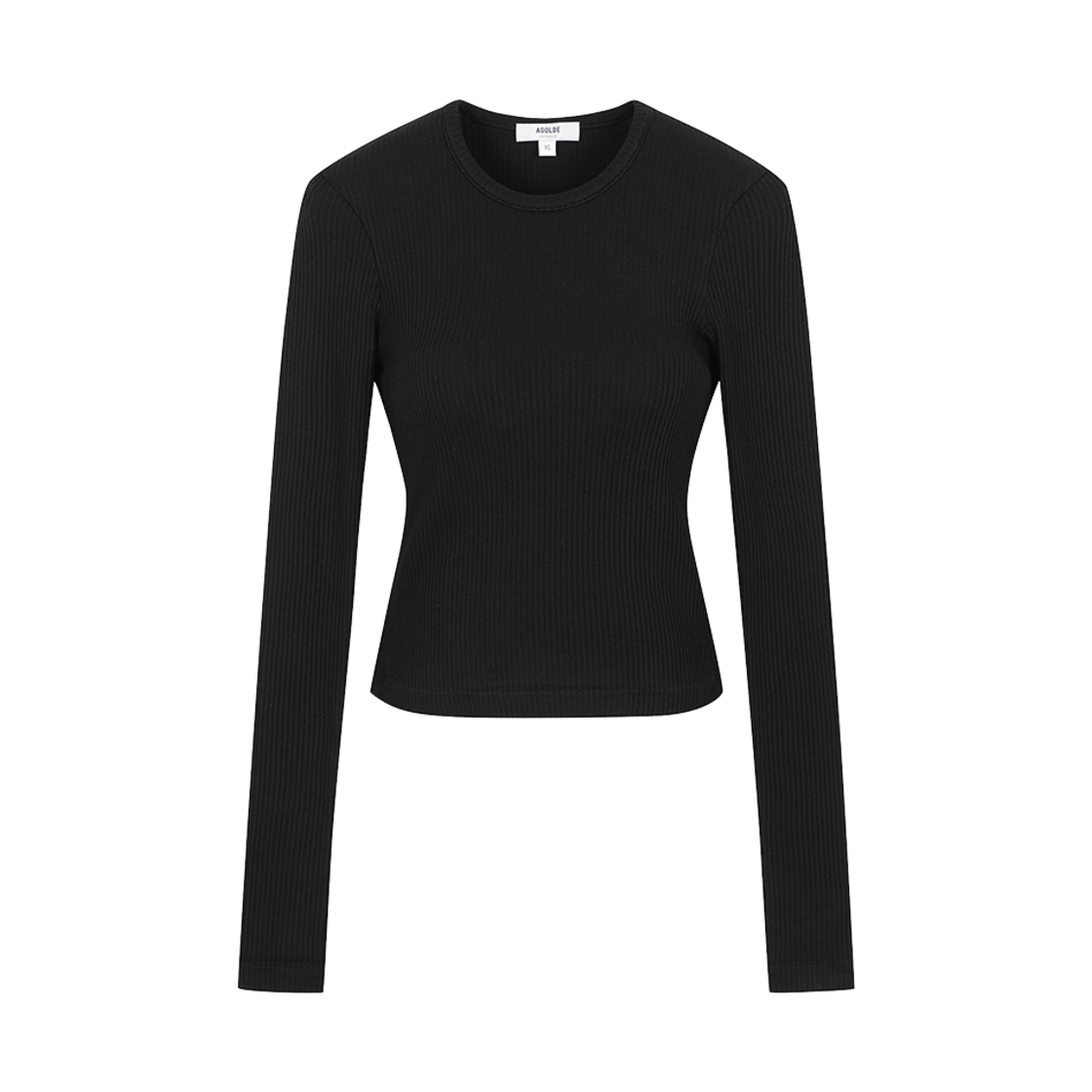 에이골디 우먼 알마 슈렁큰 크루넥 블랙 - 24FW(Agolde Women Alma Shrunken Crewneck Black - 24FW)