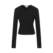 Agolde Women Alma Shrunken Crewneck Black - 24FW