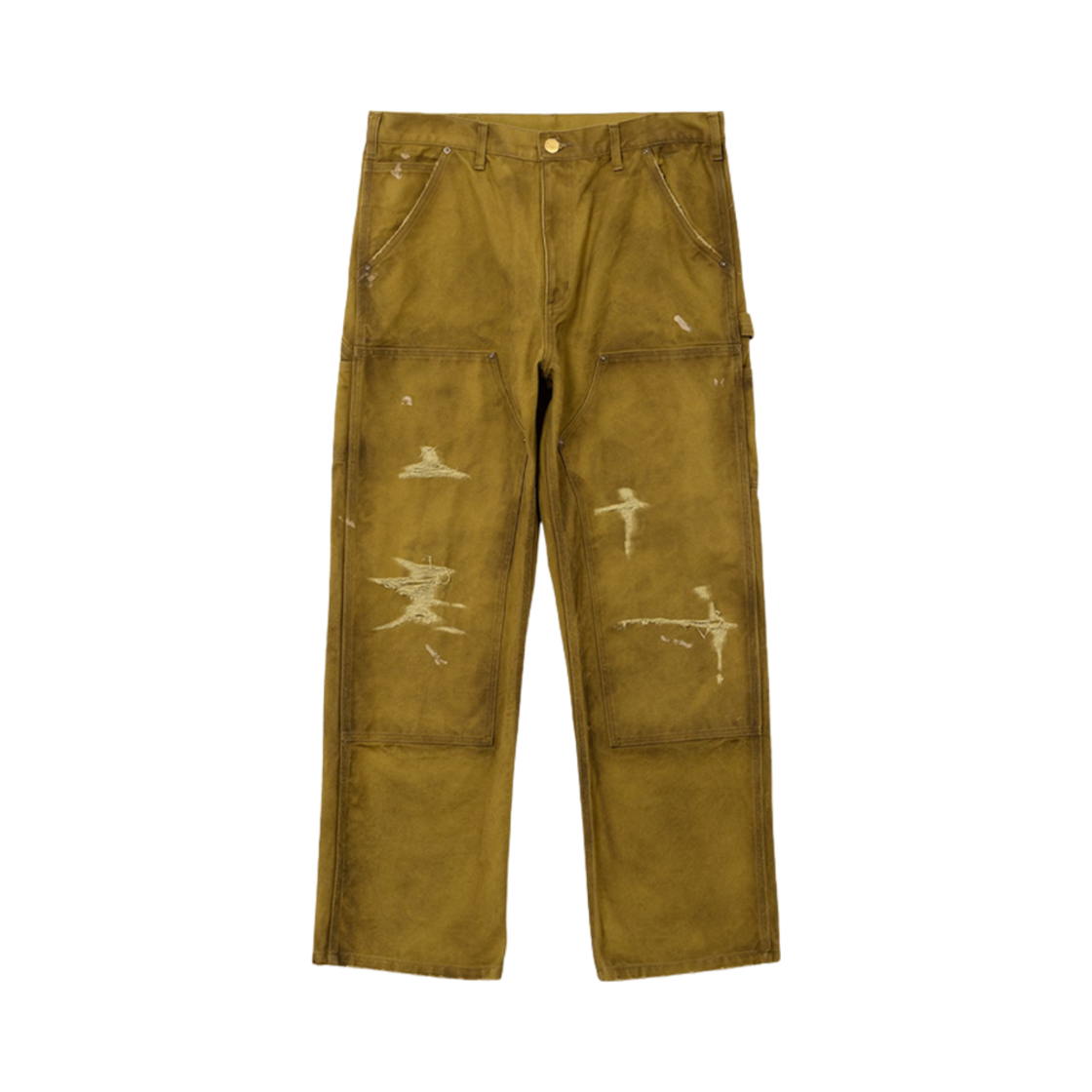 G11PT026 Kamiya Boro Painter Pants Yellow