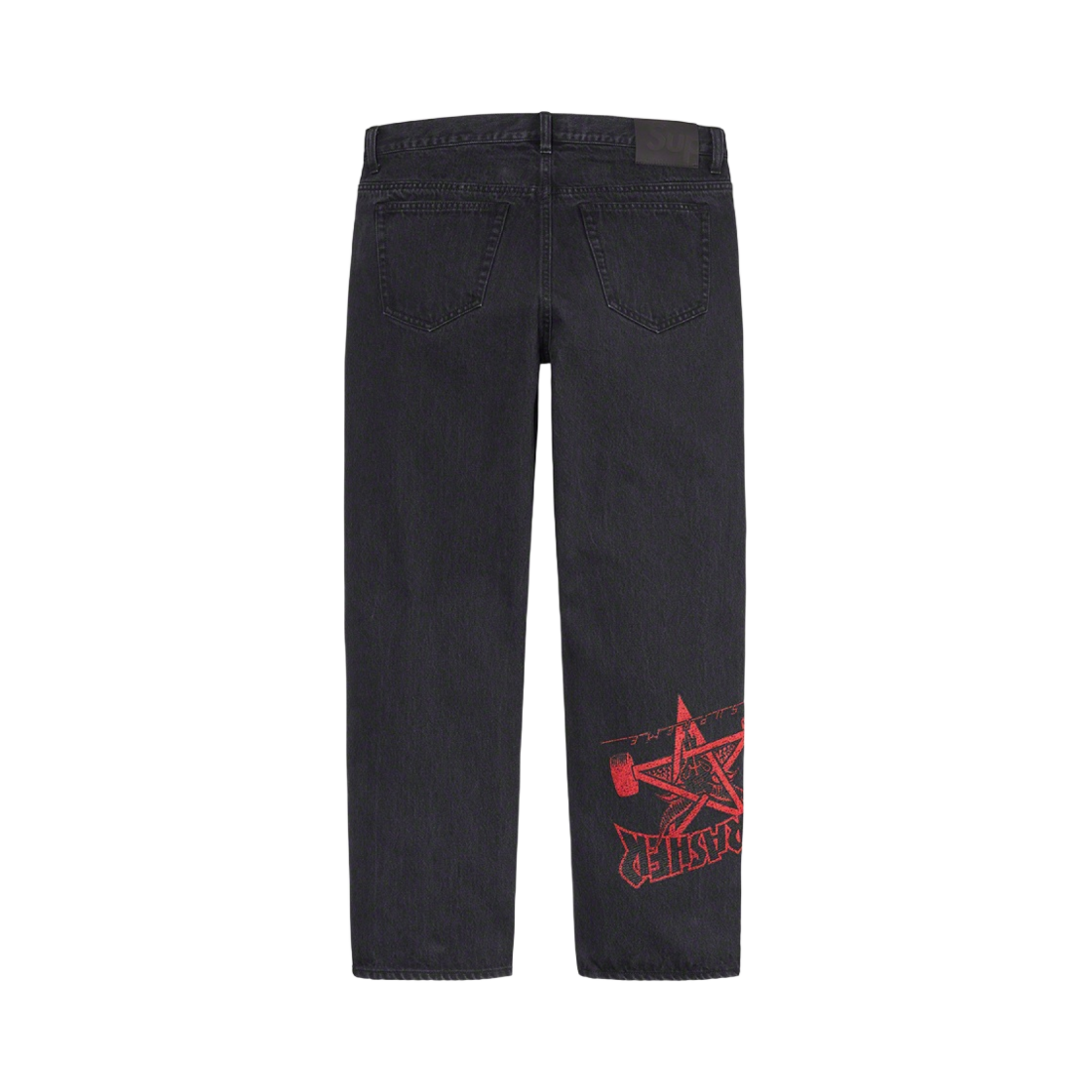 슈프림 x 트레셔 레귤러 진 워시드 블랙 - 21FW(Supreme x Thrasher Regular Jean Washed Black - 21FW) - 1