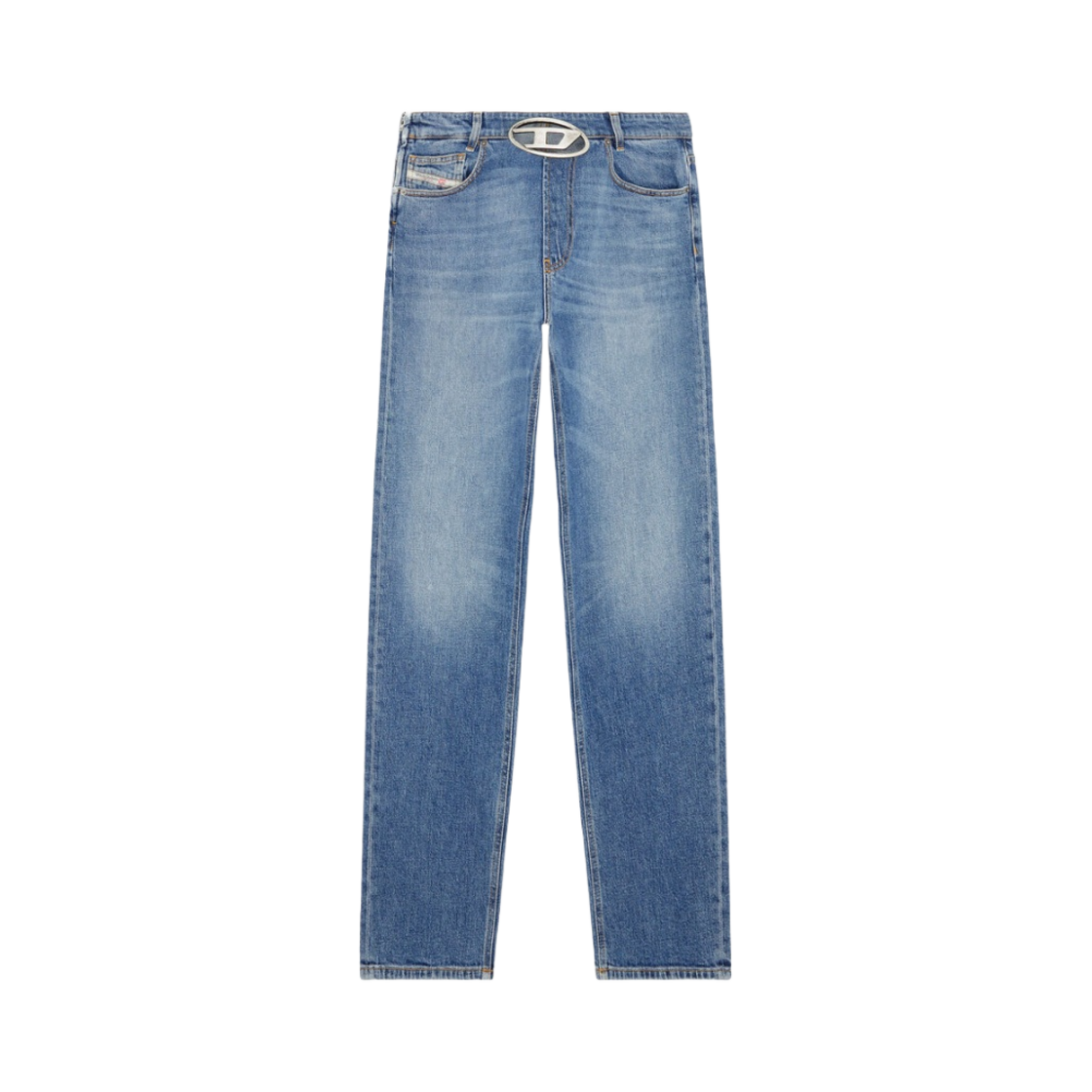 A108480LICI-01 (W) Diesel D-Ark 0lici Straight Jeans Medium Blue