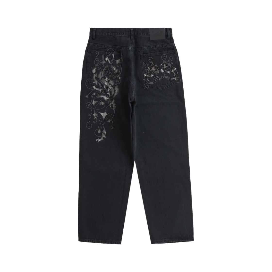슈프림 x 쿠지 배기 진 블랙 - 23SS(Supreme x Coogi Baggy Jean Black - 23SS) - 1