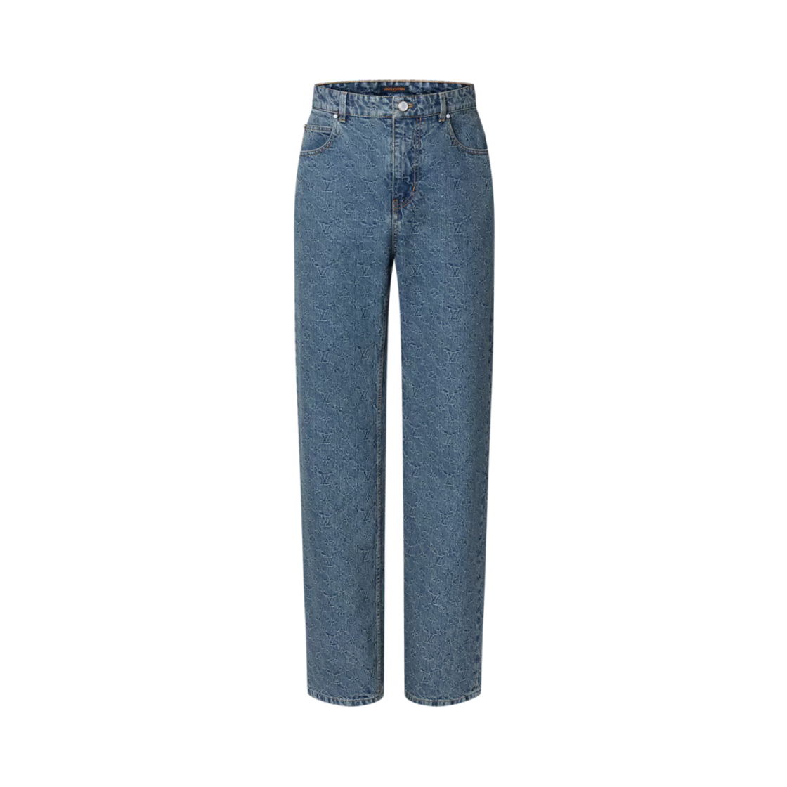 루이비통 모노그램 자카드 스케이트 데님 팬츠 네이비 블루(Louis Vuitton Monogram Jacquard Skate Denim Pants Navy Blue)