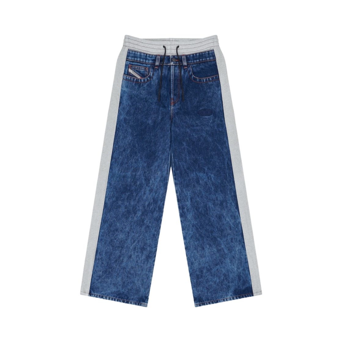 디젤 D-세리 0EMAW 스트레이트 진 미디움 블루(Diesel D-Seri 0EMAW Straight Jeans Medium Blue) - 1