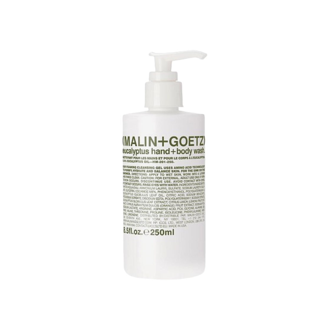멜린앤게츠 유칼립투스 핸드 + 바디 워시 250ml(Malin+Goetz Eucalyptus Hand + Body Wash 250ml)