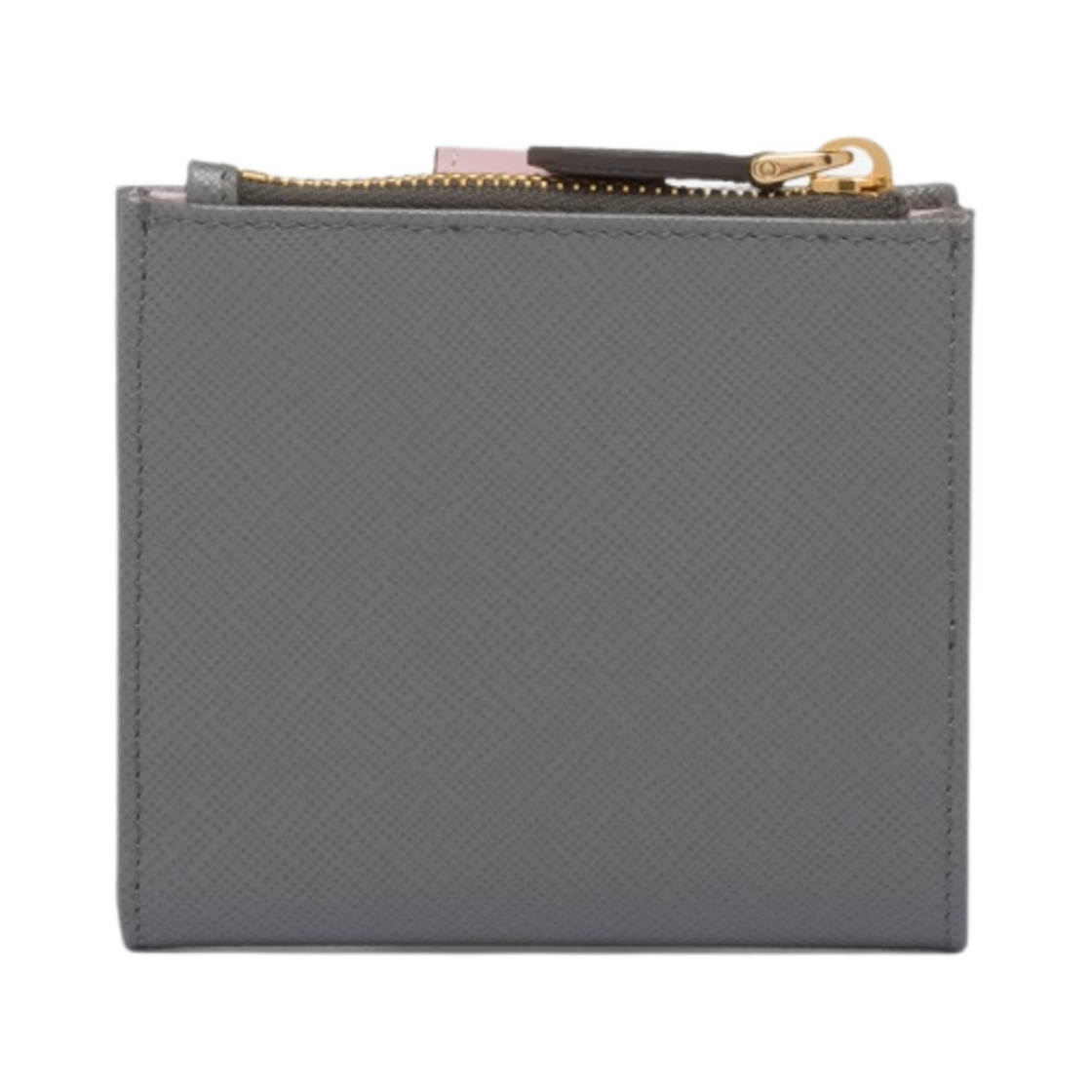 프라다 스몰 사피아노 레더 반지갑 슬레이트 그레이 앨러배스터 핑크(Prada Small Saffiano Leather Wallet Slate Gray Alabaster Pink) - 3