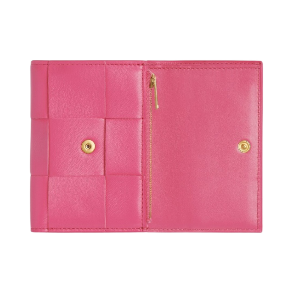 보테가 베네타 카세트 트라이폴드 지퍼 지갑 밀크쉐이크(Bottega Veneta Casette Tri-Fold Zip Wallet Milkshake) - 3