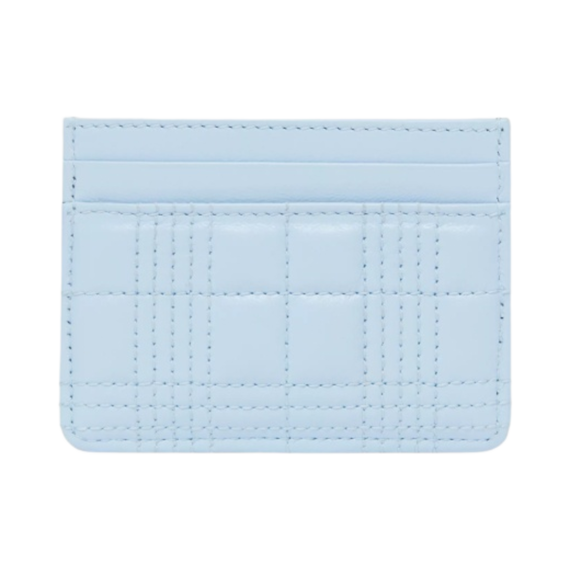 버버리 퀼팅 레더 롤라 카드 케이스 페일 블루(Burberry Quilted Leather Lola Card Case Pale Blue) - 3