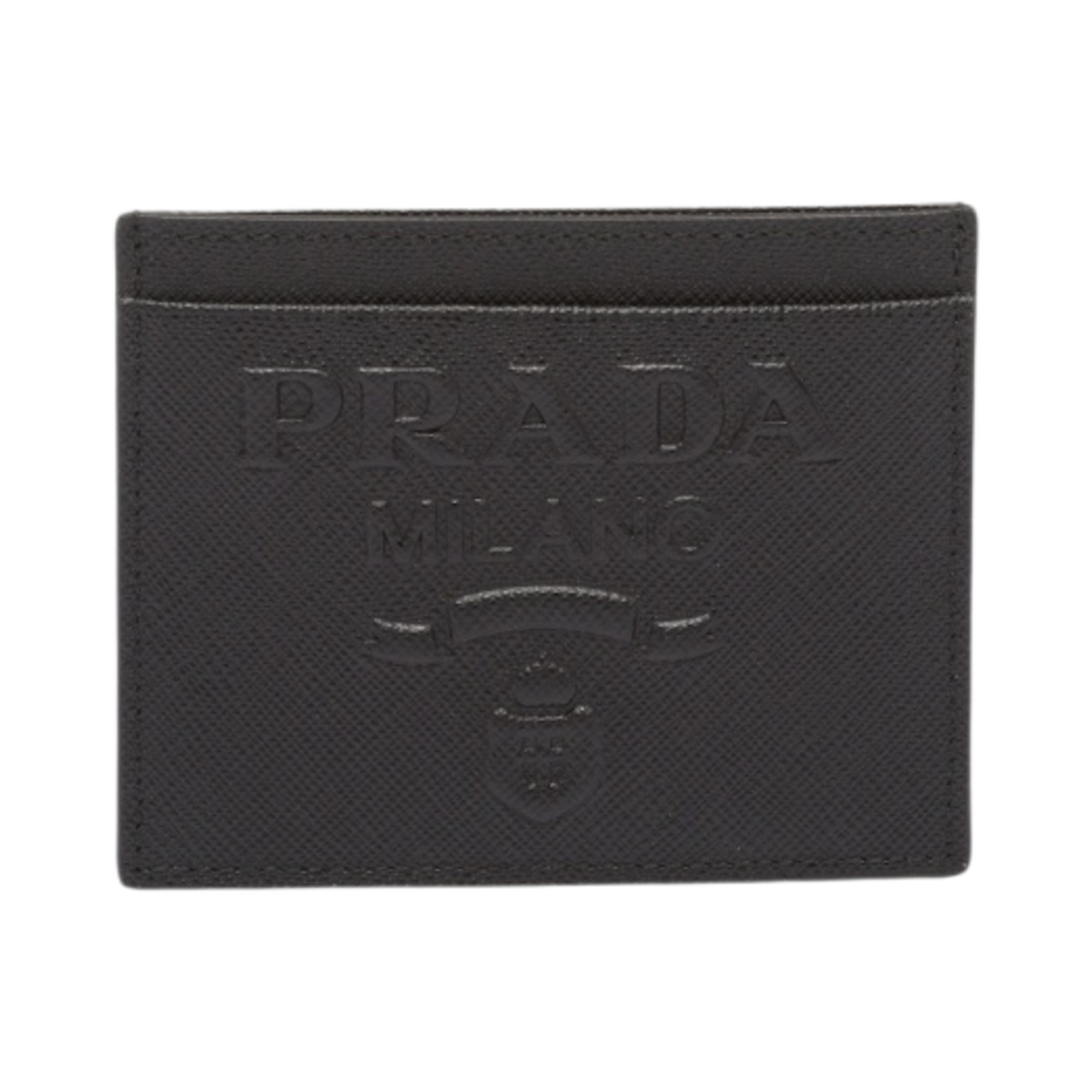 1MC025-2D1Q-F0002 Prada Saffiano Leather Card Holder Black