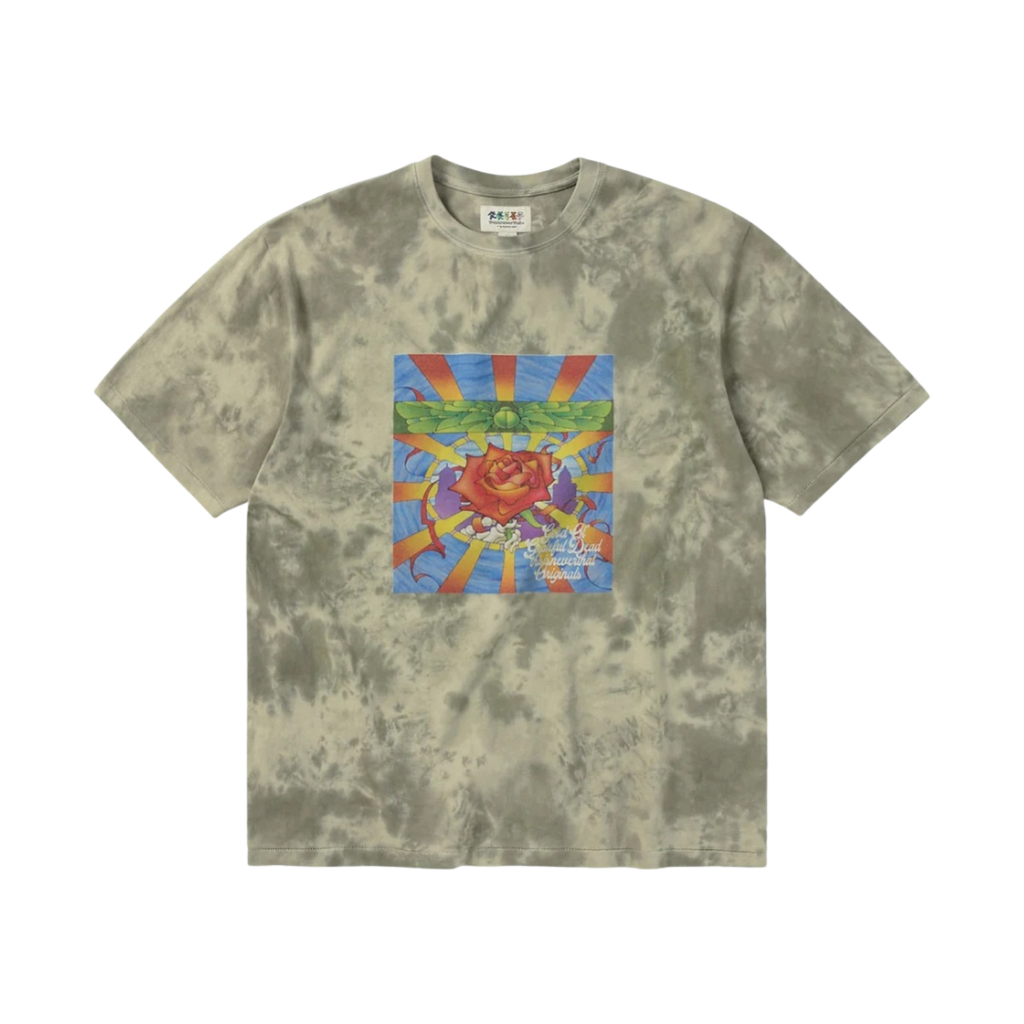 디스이즈네버댓 x 그레이트풀 데드 로즈 티셔츠 모스 그레이(Thisisneverthat x Grateful Dead Rose T-Shirt Moss Grey) - 1