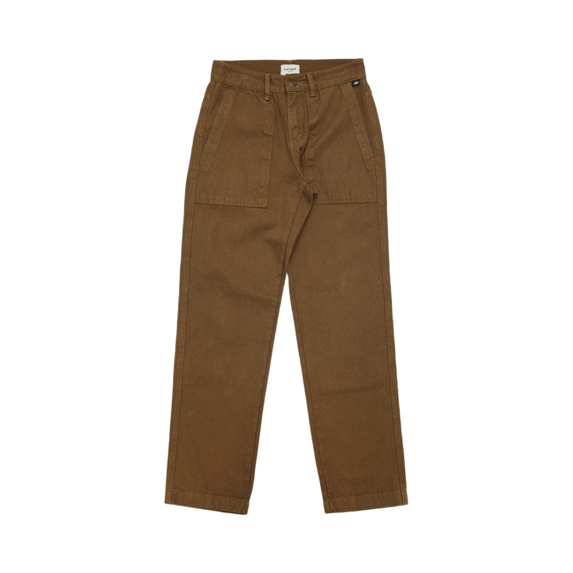 100172_NEW Flatwave Pinn Washed Canvas Pants Brown