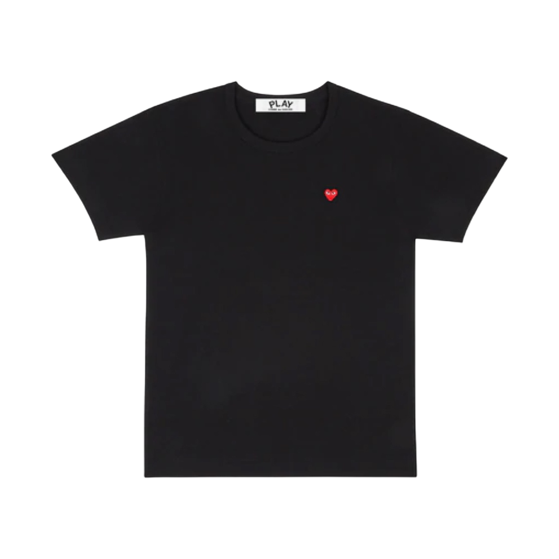 플레이 꼼데가르송 미니 레드 하트 티셔츠 블랙(Play Comme des Garcons Mini Red Heart T-Shirt Black) - 1