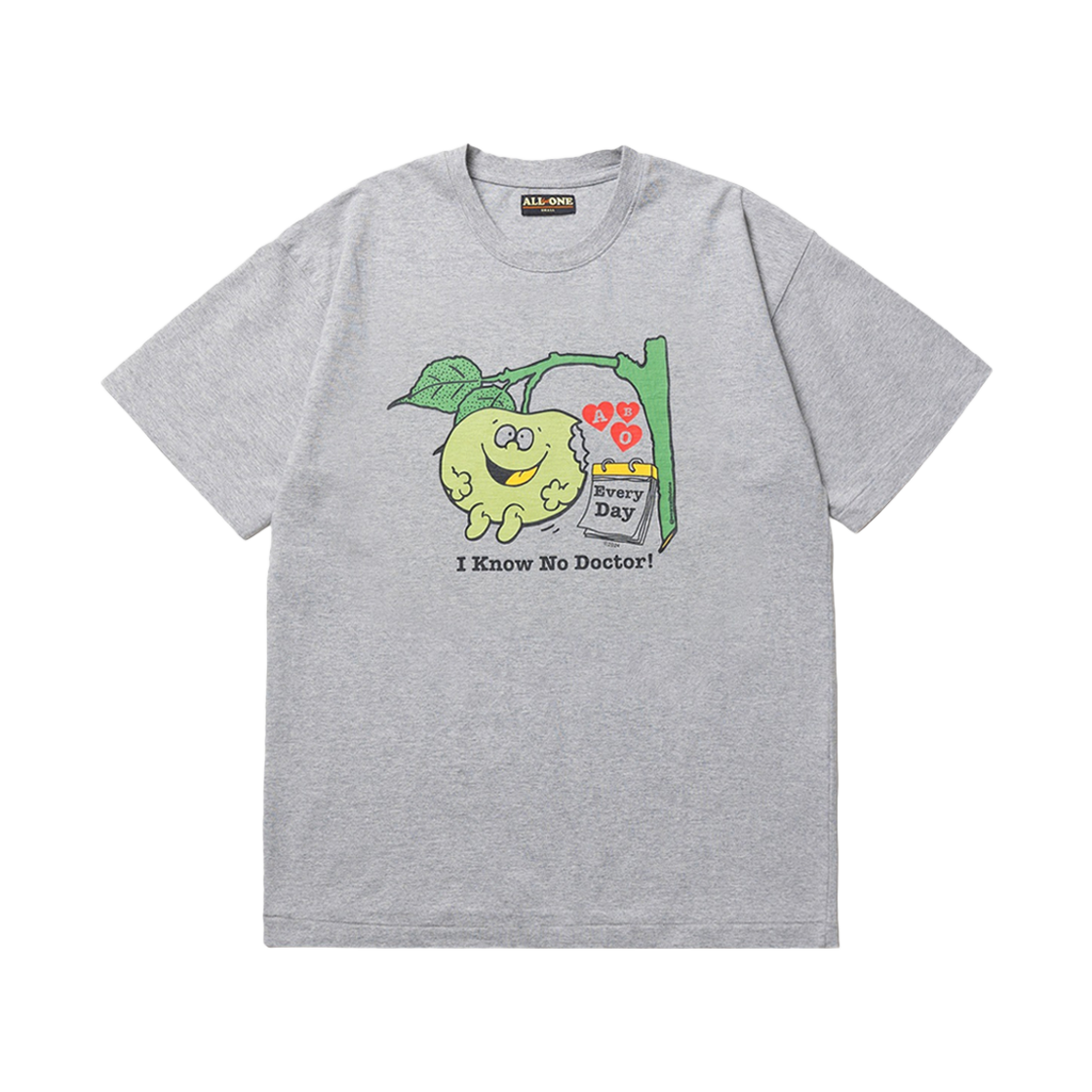 에이비오 닥터 티셔츠 멜란지 그레이(ABO Doctor T-Shirt Melange Gray)